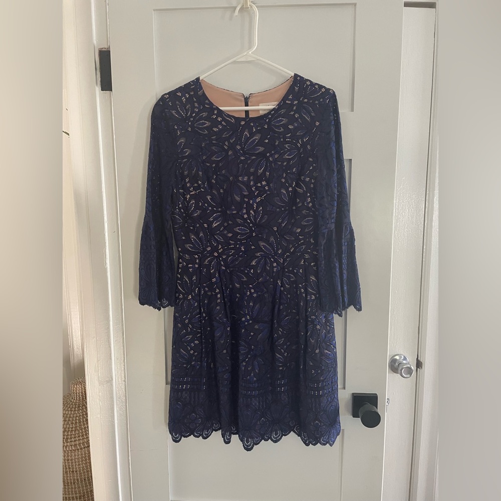 Eliza J Bell Sleeve A-line Dress